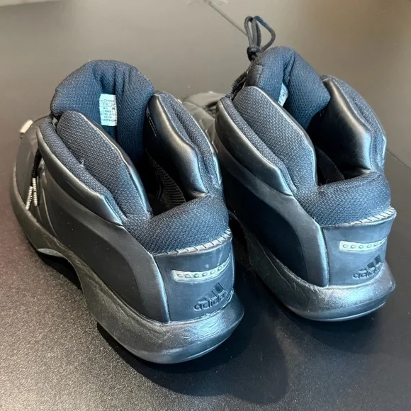 Adidas Kobe Crazy 1 Black High-Top Sneakers with Textured Design - Picture 3 of 5